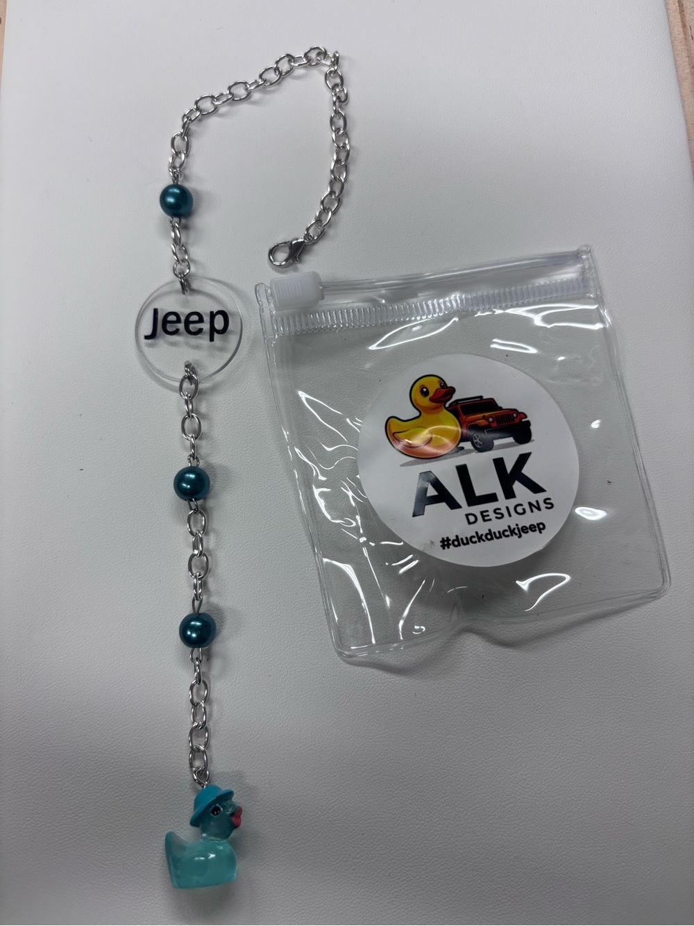 Jeep rearview mirror charm